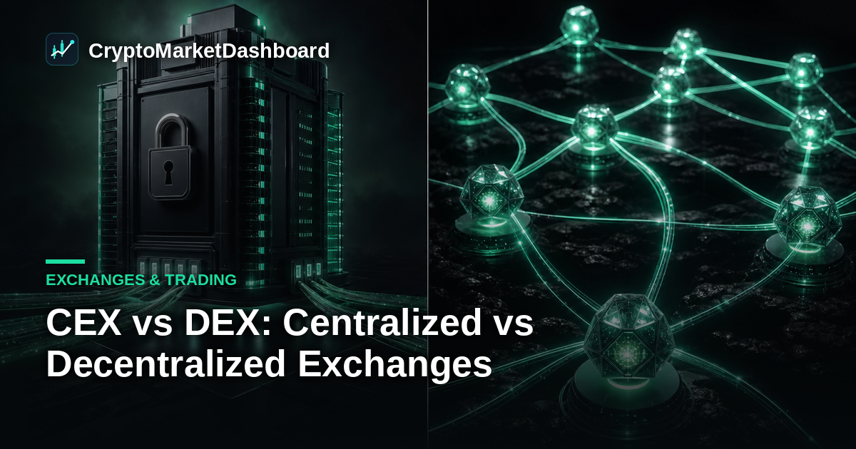 CEX vs DEX: Centralized vs Decentralized Exchanges Explained