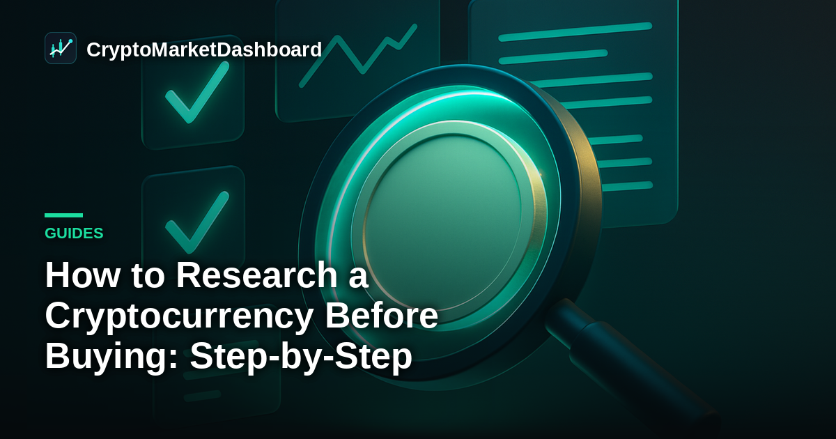 How to Research a Cryptocurrency Before Buying: Step-by-Step