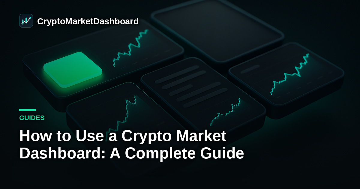 How to Use a Crypto Market Dashboard: A Complete Guide