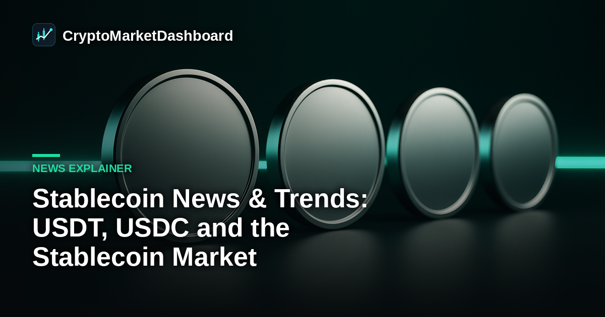 Stablecoin News & Trends: USDT, USDC and the Stablecoin Market