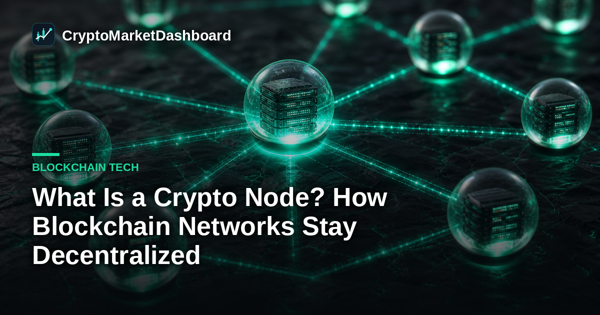 What Is a Crypto Node? How Blockchain Networks Stay Decentralized
