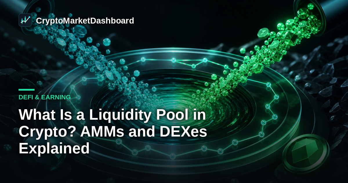 What Is a Liquidity Pool in Crypto? AMMs and DEXes Explained