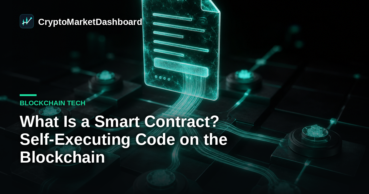 What Is a Smart Contract? Self-Executing Code on the Blockchain