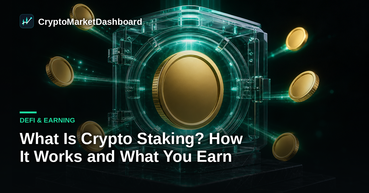 What Is Crypto Staking? How It Works and What You Earn