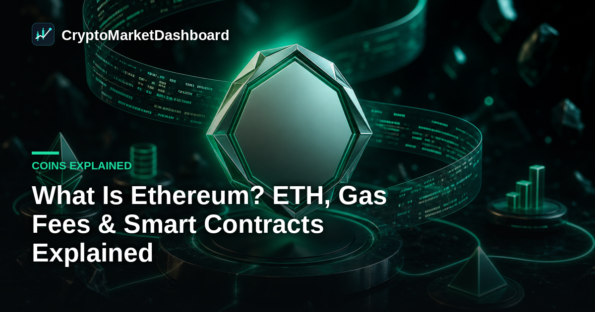 What Is Ethereum? ETH, Gas Fees & Smart Contracts Explained