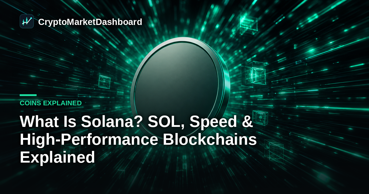 What Is Solana? SOL, Speed & High-Performance Blockchains Explained